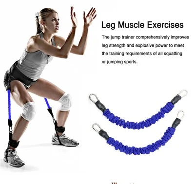 Секирүү машыгуусу үчүн Latex Leg Squat Resistance Trainer